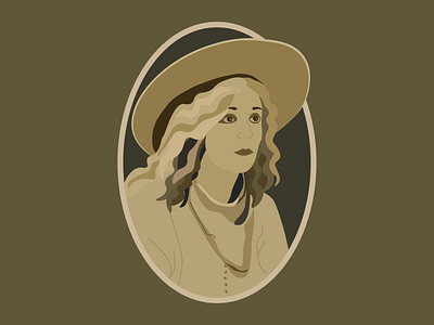 Cowgirl cowboy cowgirl illustration portrait texas western woman woman portrait