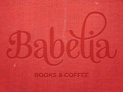 Babelia Logo (book cover) babelia book cover gotham logotype mishka texture