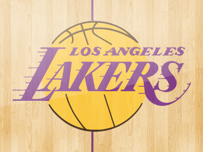 Los Angeles Lakers basketball court lakers los angeles nba purple wood yellow