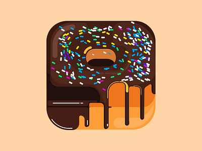 Donut chocolate donut food inkscape sweet