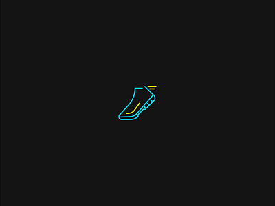 Shoe Icon icon line icon neon shoe