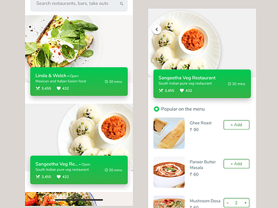 Food ordering app exploration app design figma fluent design food app food delivery food ordering material design restaurant app ui design