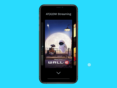 Movie Streaming App animated animated ui app design fluent design invision studio material design ui boomerang ui design