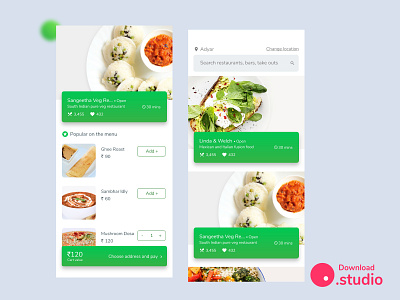 Skittles - Food Ordering App animated animated ui app design food ordering freebie invisionstudio uikit