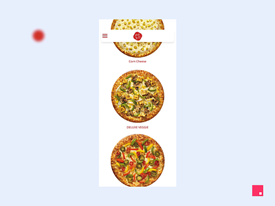Skittles - Pizza App animated animated ui app design food order free studio file free ui free ui kit freebie invision studio material design pizza pizza order ui design