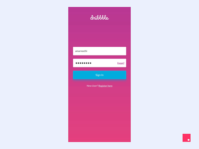 Skittles - Dribbble login animated ui app design bounce freebie invision studio invisionstudio login page material design onboarding sign in sign up signup ui animation ui design ui kit uikits