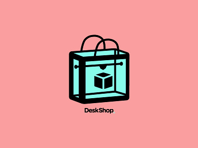Deskshop 3d 3dprinting logo ui ux