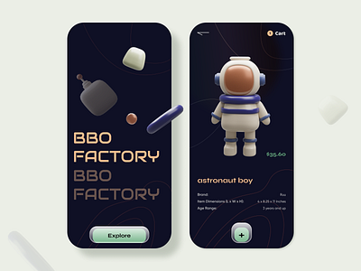 Toy Store Concept 3d app application astronaut b3d blender cycles graphic illustration kids product product design store toy toy store ui user experience user interface ux
