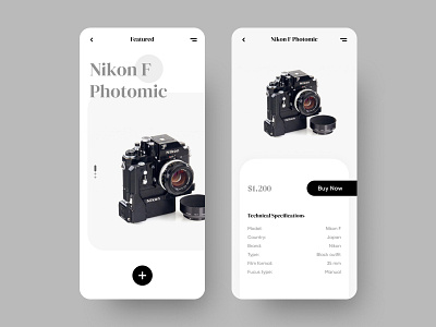 Camera store app app design camera figma flat graphic interface ios minimal store ui ux website