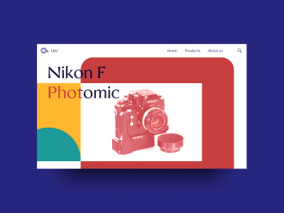 Do you like Nikon? color palette creative graphic illustration inspiration interface ui uidesign ux uxdesign visual website