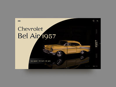 Back in time car creative graphic inspiration landingpage layout retro ui ux vintage website