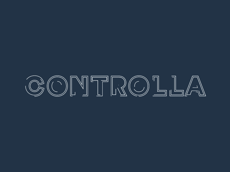 Controlla Animated Typography animated animated typography animation animation 2d animation after effects controlla kinetic kinetic type kinetictype trim paths typography