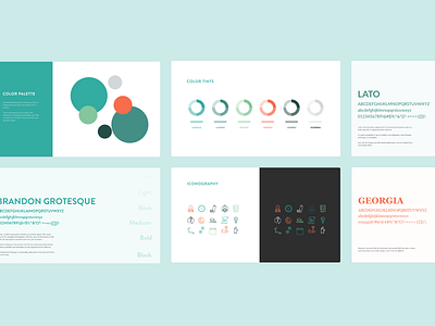 Branding Styleguide Pages brand brand design branding color palette design system doctor healthcare iconography style guide typography