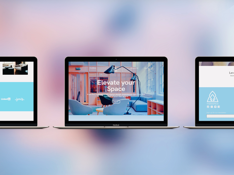 Interior Design Web UI interface web design web ui user interface ui ux