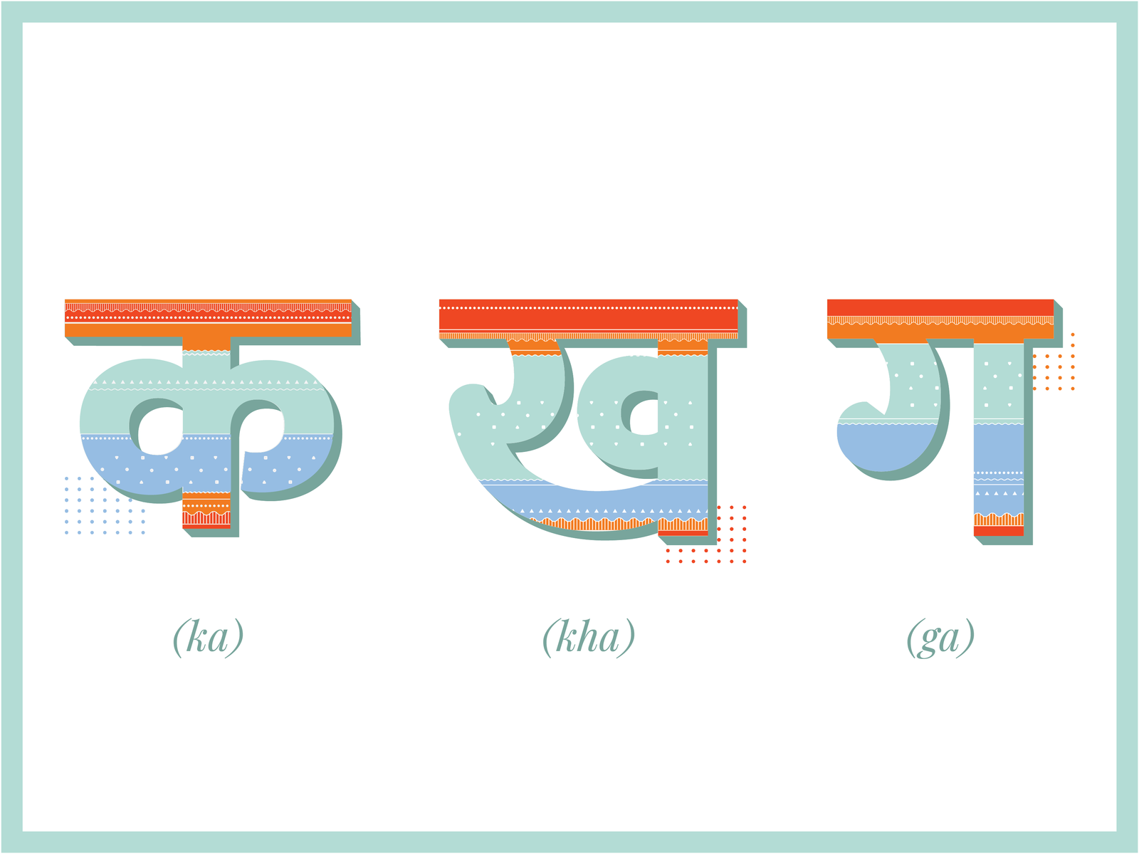 indian font alphabet
