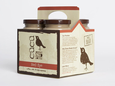 Cucu Coffee branding coffee packaging print