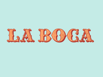 Logo #20- La Boca by Carly Lodge on Dribbble