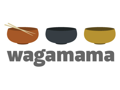 Logo #19-Wagamama asian branding food illustration logo restaurant