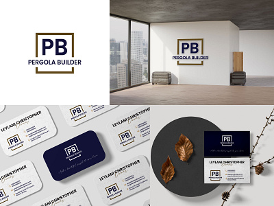 Pergola Builder branding graphic design logo