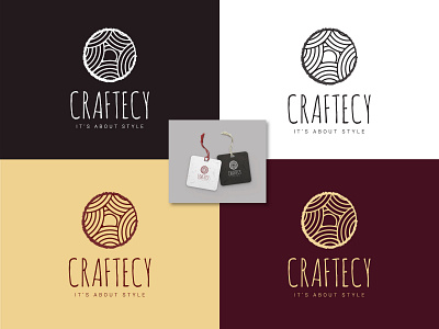 Craftecy Logo (Clothing Brand) branding clothing brand graphic design logo