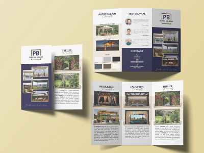 Brochure Design branding brochure graphic design marketing pergola