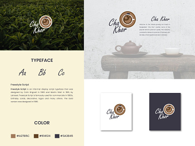 "Cha Khor" Logo Project For a Tea Company branding design graphic design logo marketing