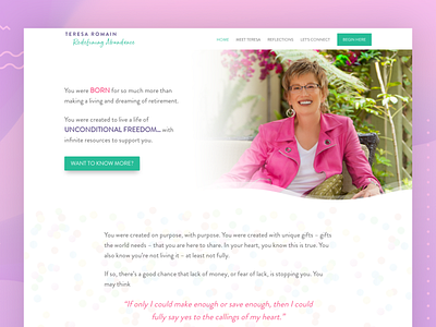 Personal Branding Website Design Teresa Romain
