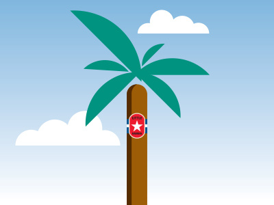 Little Havana Miami calle cigar florida little havana miami ocho palm tree the 305