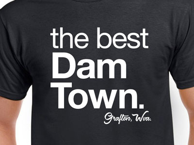 Best Dam Town Tee dam design designer tee grafton t shirt tourism town west virginia