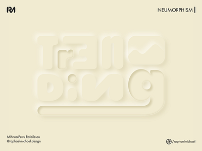 [NEUMORPHISM] | Typography artwork design illustration neumorphism skeumorphism typography vector