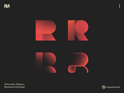 [R] | Lettermark & Logo Exploration exploration letter lettermark logo logomark r