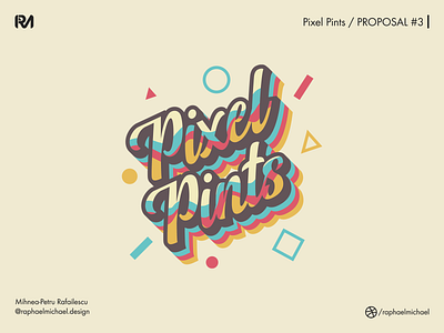 [PIXEL PINTS] | Visual Identity - Proposal #3 beer brand identity branding branding design branding identity gaming graphicdesign idenitity ipa logotype podcast vector videogames visual branding visual identity