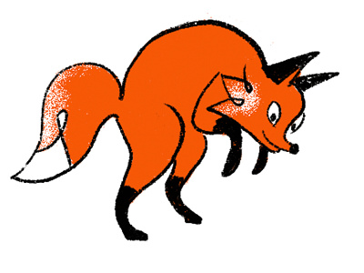 Fox character fox hunt hunting jumping orange orange fox orange is the new black orange logo