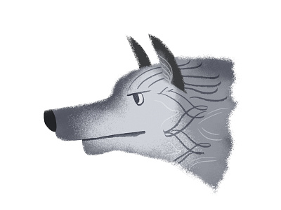 wolf canine character characterdesign ears fur pattern profile texture wolf