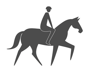 Horse Rider Sign helmet horse logo horse racing horse rider interpretive panel park rider sign silhoutte tail trail trail use yield