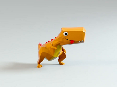 Dribbble - Google Dino Final.png by Tavin Jay Olarnsakul