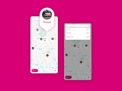 Vanfood Map app app design design figma map search uidesign