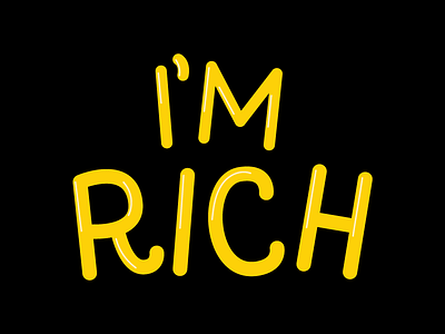 "I'm rich!" - Justice League batman ben affleck dc comics ezra miller flash hand lettering illustrator justice league lettering movie quote vector