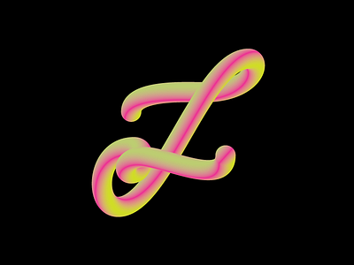 Alphabet - Letter J 3d alphabet blend hand lettering illustrator letter j lettering vector