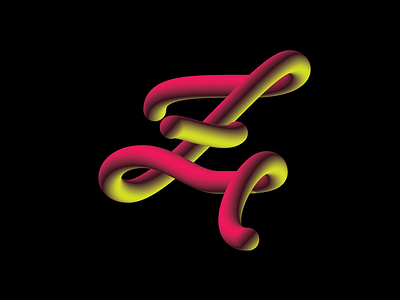 Alphabet - Letter Z 3d alphabet blend hand lettering illustrator letter z lettering vector