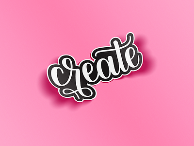 "Create" Sticker