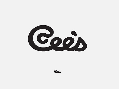 Cee's logo concept custom custom lettering identity lettering logo script