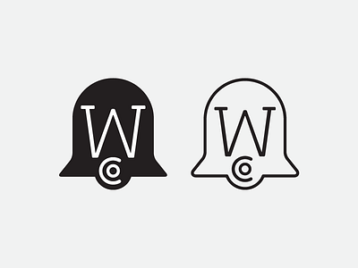 W Co. monogram bell custom identity logo monogram