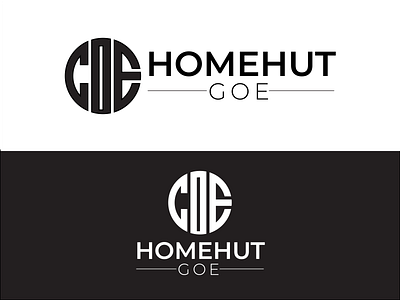 Homehut Minimal G.O.E Lgo Design Concept