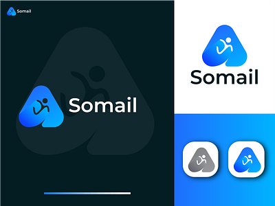 Somail-Modern-Gradian-Logo-Design Concept 3d animation brand brand identity branding design gradian logo graphic design illustration logo logo design modern logo motion graphics somali logo ui