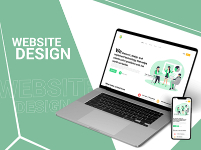 IT Company Website Design Using Figma app branding design graphic design illustration logo typography ui ux vector