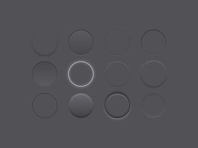 Button Study buttons figma modern neumorphism shadows skeumorphism study