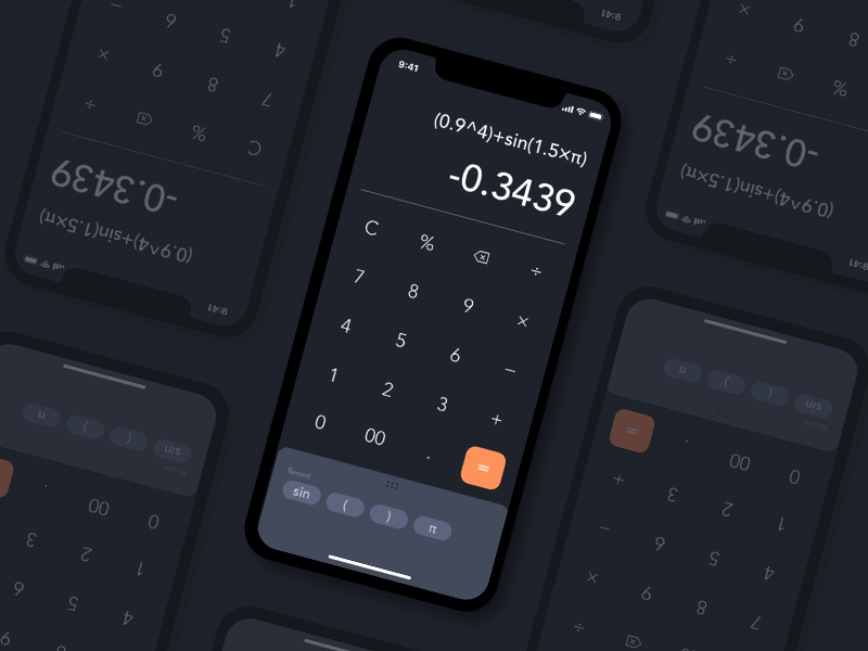 #DailyUI 004 - Calculator animation calculator dailyui dailyui 004