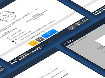 GRE Test Interface Redesign desktop education exam gre test