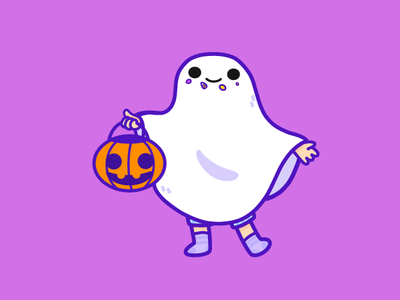 Trick or Treat! character character design costume cute halloween illustration kawaii trick or treat